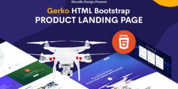 Gerko - Product Landing Page Template