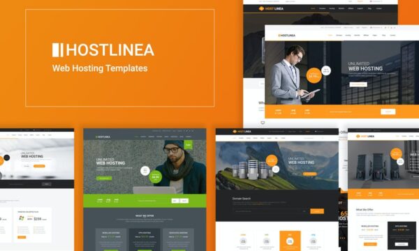 Hostlinea - Web Hosting, Responsive HTML5 Template