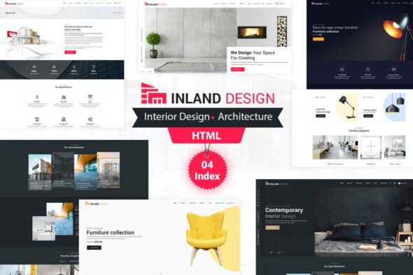 Inland Design - Responsive HTML Template