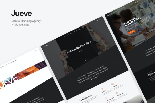 Jueve Creative Agency Onepage HTML Template