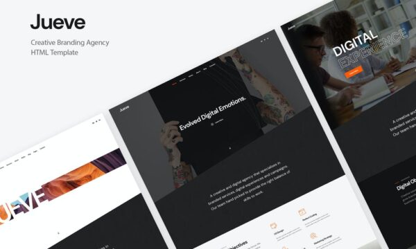 Jueve Creative Agency Onepage HTML Template