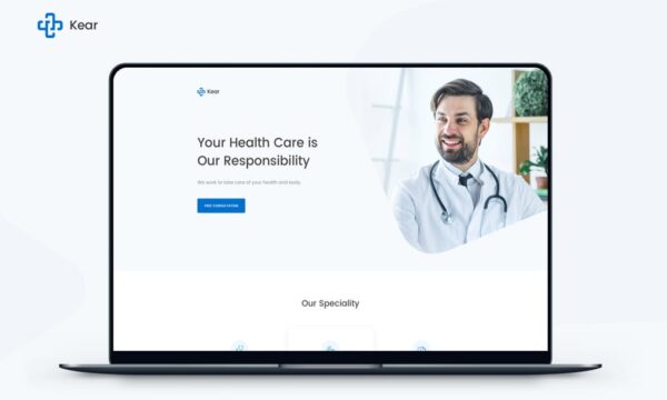 Kear - Medical & Healthcare Landing Page Template