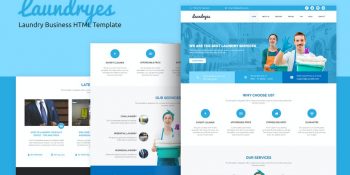 Laundryes - Laundry Business HTML Template