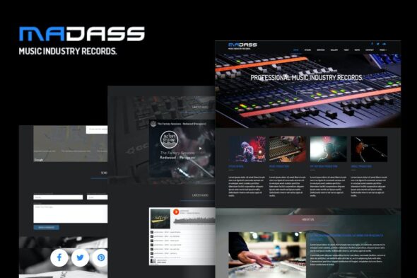 Madass - Music Industry HTML Template