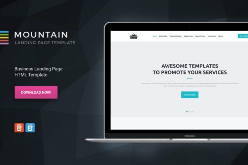Mountain - Business HTML Landing Page