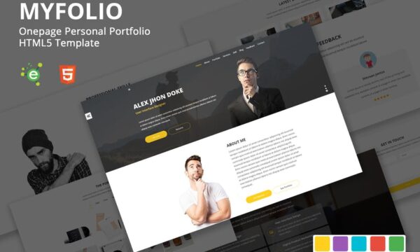 Myfolio - Personal Portfolio HTML5 Template
