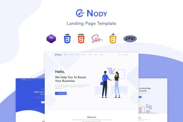 Nody - Landing Page Template