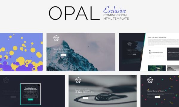 OPAL - Exclusive Template Coming Soon