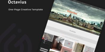 Octavius ​​- Responsive One Page Template