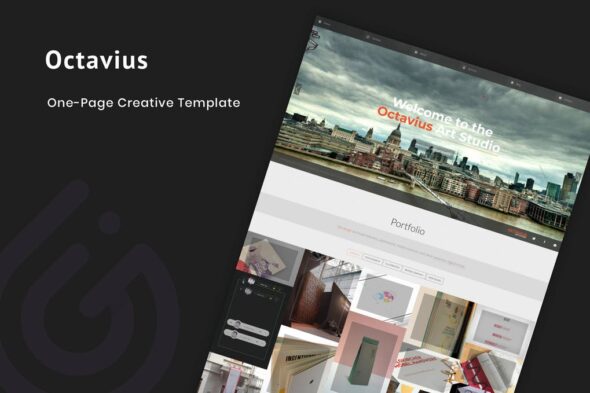 Octavius ​​- Responsive One Page Template