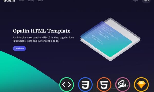 Opalin - Starter HTML Template