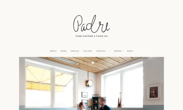 Padre Cafe & Restaurant HTML Template
