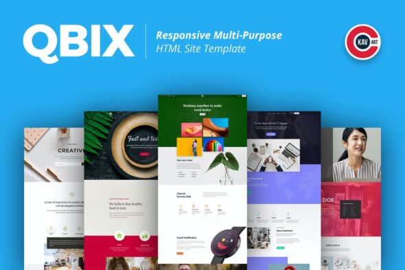 Qbix - Responsive Multi-Purpose HTML Template