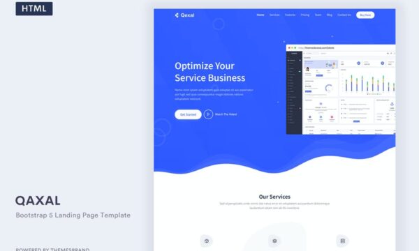 Qexal - Bootstrap 5 Landing Page Template