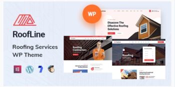 RoofLine - Roofing Services WordPress Theme