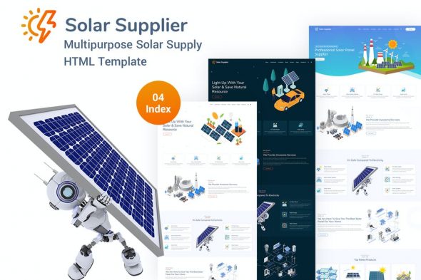 Solar Supplier - Responsive HTML Template