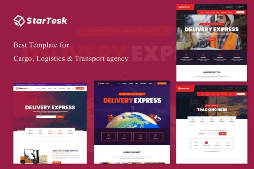 Startesk - Logistics and Transportation HTML5 Template