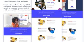 Svasty Healthcare Service Landing Page Template