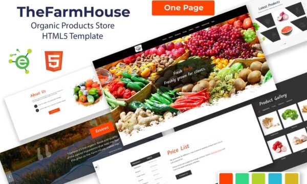TheFarmhouse - Green Products HTML5 Template