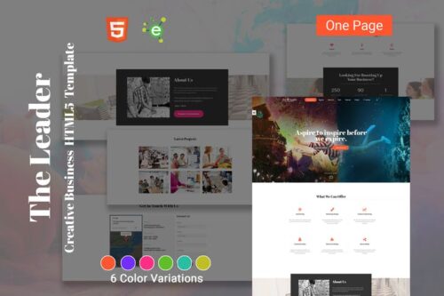 Theleader - HTML5 Creative Business Template