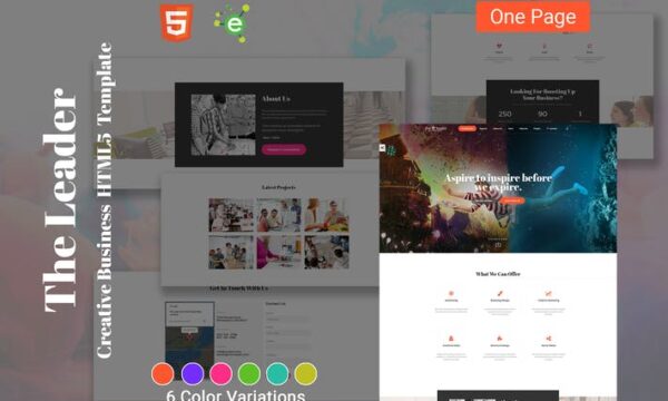 Theleader - HTML5 Creative Business Template