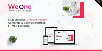 Weone - One Page Parallax HTML5