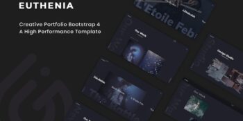 Euthenia - Creative Portfolio Bootstrap 4 Template