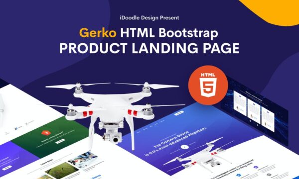 Gerko - Product Landing Page Template