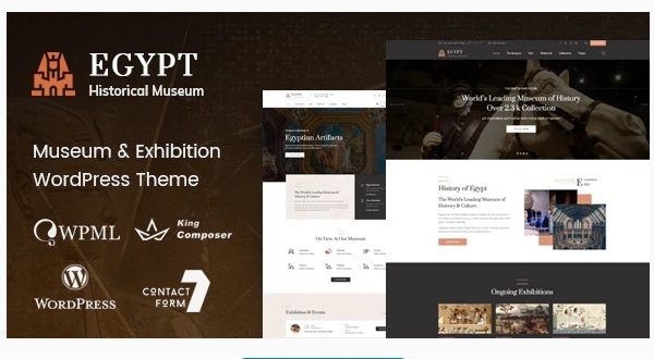Egypt - Museum & Exhibition WordPress Theme