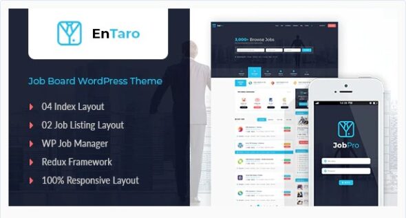 Entaro - Job Portal WordPress Theme