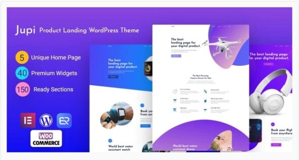 Jupi - Product Landing WordPress Theme