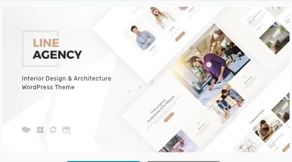 Line Agency Interior Design & Architecture WordPress Theme