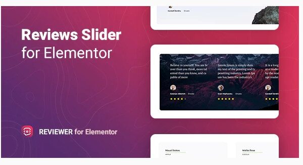 Reviewer – Reviews Slider for Elementor