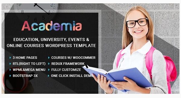 Academia - Education Center WordPress Theme