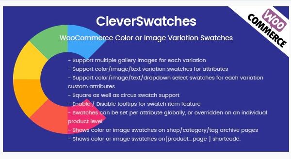 CleverSwatches - WooCommerce Color or Image Variation Swatches