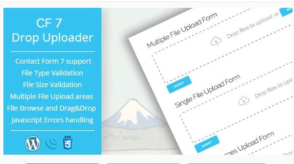 Drop Uploader for CF7 - Drag&Drop File Uploader Addon