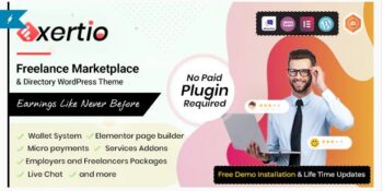 Exertio - Freelance Marketplace WordPress Theme