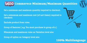 WooCommerce Minimum Maximum Quantities