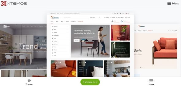 Antares – modern theme for furniture and décor store