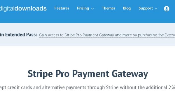 Easy Digital Downloads Stripe Pro Payment Gateway