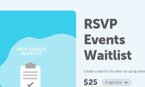 EventOn RSVP Events Waitlist