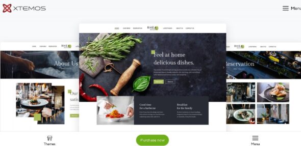 Rhea – restaurants and reservations corporate theme