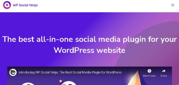 WP Social Ninja Pro – WordPress Plugin