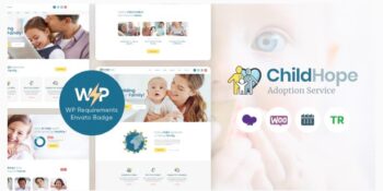 ChildHope Child Adoption Service & Charity Nonprofit WordPress Theme