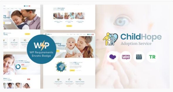 ChildHope Child Adoption Service & Charity Nonprofit WordPress Theme