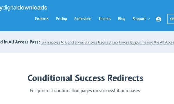 Conditional Success Redirects for EDD