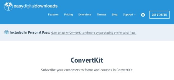 Easy Digital Downloads ConvertKit