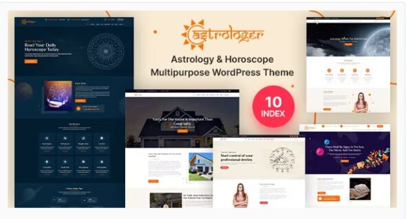 Horoscope and Astrology WordPress Theme