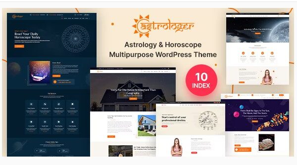 Horoscope and Astrology WordPress Theme