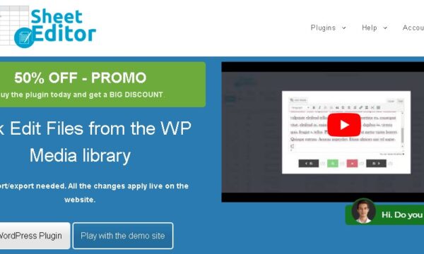 WP Sheet Editor – Media Library Premium